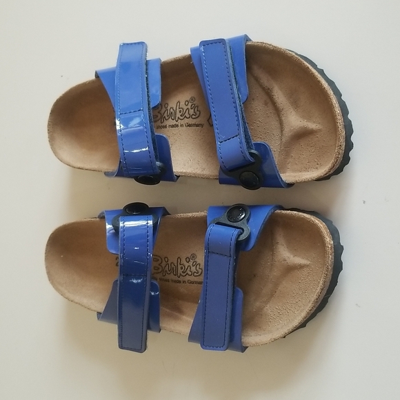 Birkenstock Birki's Blue Patent. size 5. - Picture 2 of 7